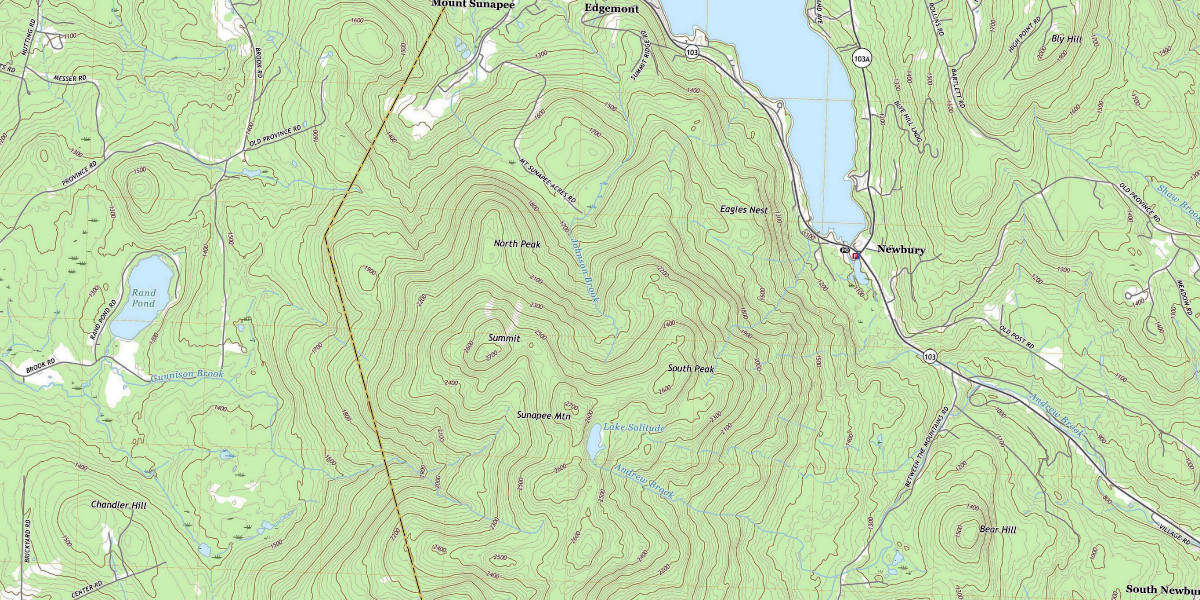 New Brochure: Mount Sunapee State Park’s Rare Old Forest And Hiking Map