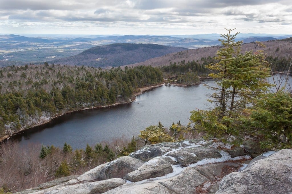 A popular destination in winter as well as warmer seasons, Lake Solitude is the reward of a two-mile ascent up the Andrew Brook Trail. Access to the trail is now protected by the Society for the Protection of N.H. Forests. Photo by John Welch/johnwelchphoto.com.